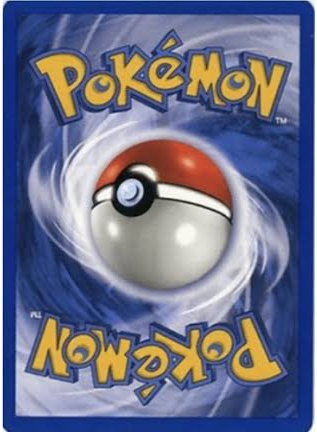 Back of a Pokémon trading card