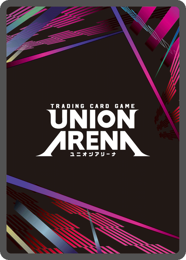 Back of a Union Arena trading card